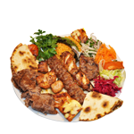 Special King Mix Kebab On 12" Garlic Bread 